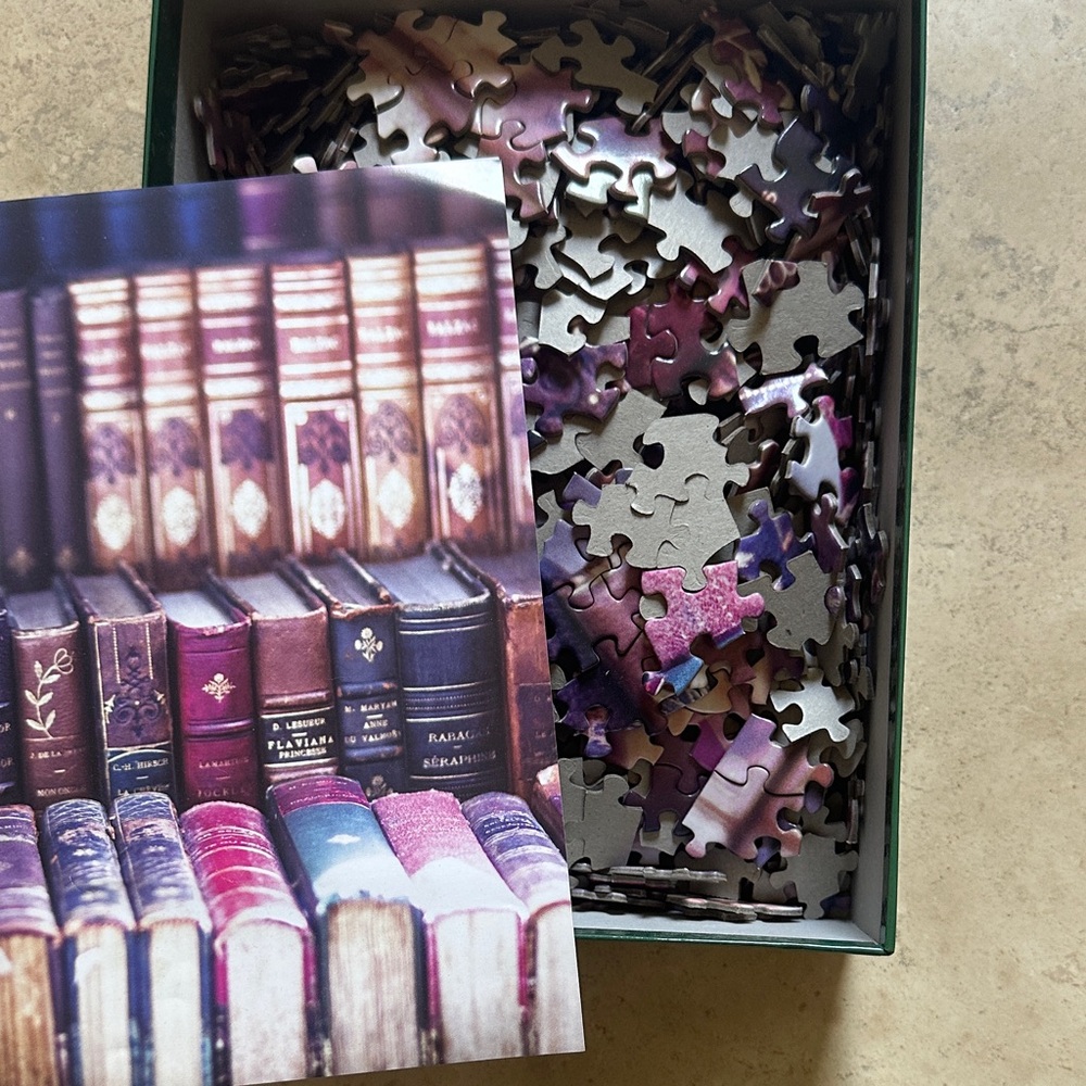 Barnes & Noble Books Galore 1000 Piece Puzzle - Picture 2 of 2